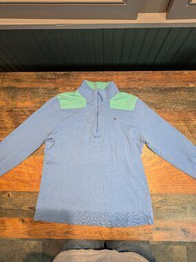 Vinyard Vines Shep Shirt in Small Color Block 100% Cotton made in Peru